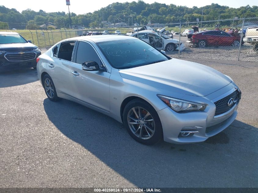 VIN JN1EV7AR0HM838341 2017 Infiniti Q50, 3.0T Signa... no.1