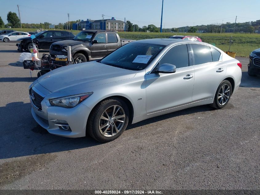 VIN JN1EV7AR0HM838341 2017 Infiniti Q50, 3.0T Signa... no.2