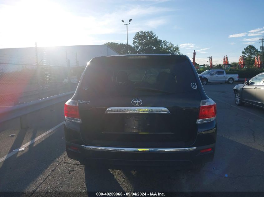 2012 Toyota Highlander Se VIN: 5TDZA3EH6CS029007 Lot: 40259065