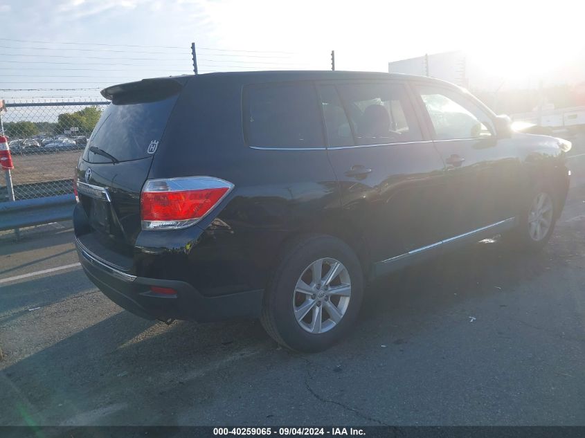 2012 Toyota Highlander Se VIN: 5TDZA3EH6CS029007 Lot: 40259065