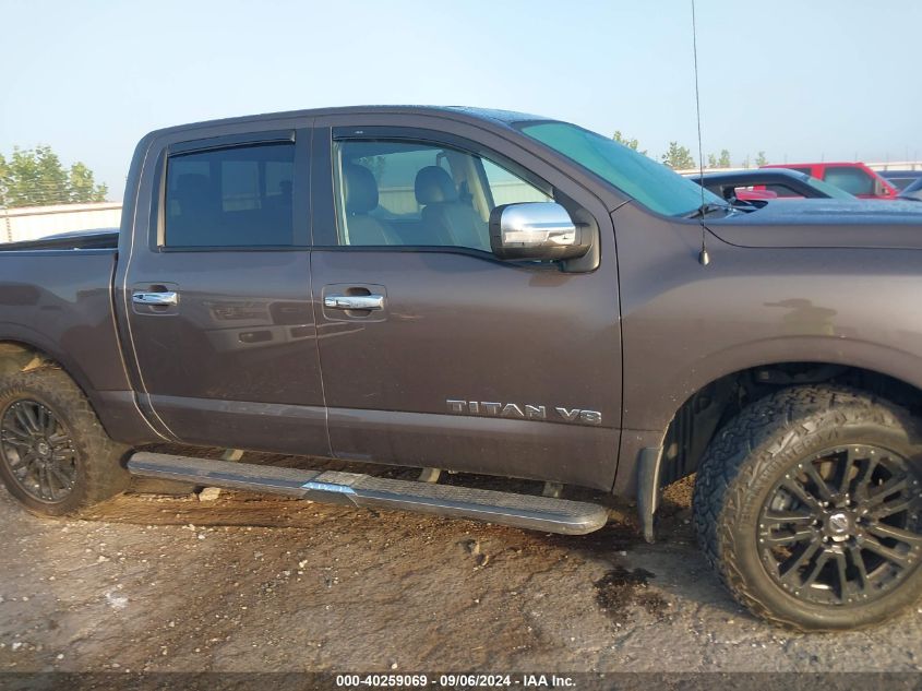 2018 Nissan Titan Sv/Sl/Pro-4X/Plat Res VIN: 1N6AA1E58JN537566 Lot: 40259069