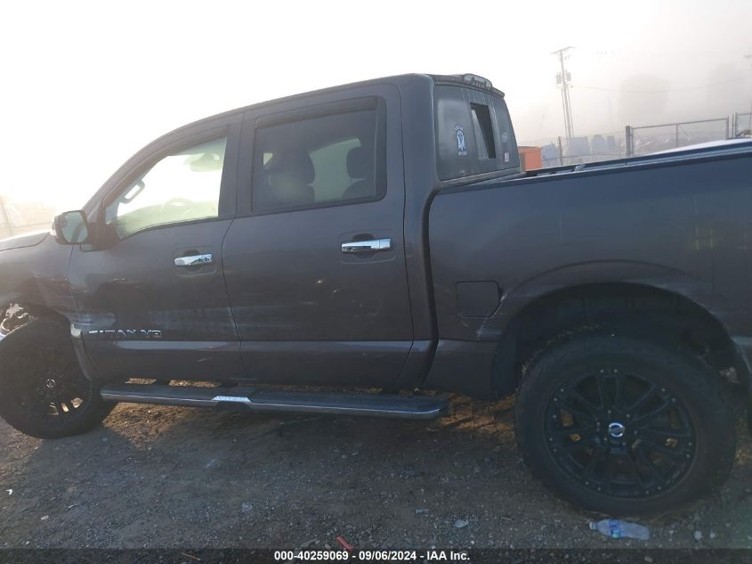 2018 Nissan Titan Sv/Sl/Pro-4X/Plat Res VIN: 1N6AA1E58JN537566 Lot: 40259069