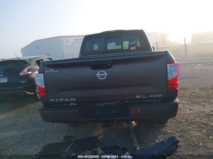 2018 Nissan Titan Sv/Sl/Pro-4X/Plat Res VIN: 1N6AA1E58JN537566 Lot: 40259069