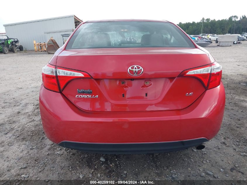 2014 Toyota Corolla Le VIN: 5YFBURHE2EP090914 Lot: 40259102