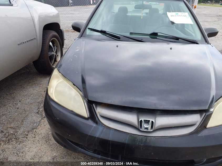 2005 Honda Civic Lx VIN: 2HGES16595H515110 Lot: 40259348