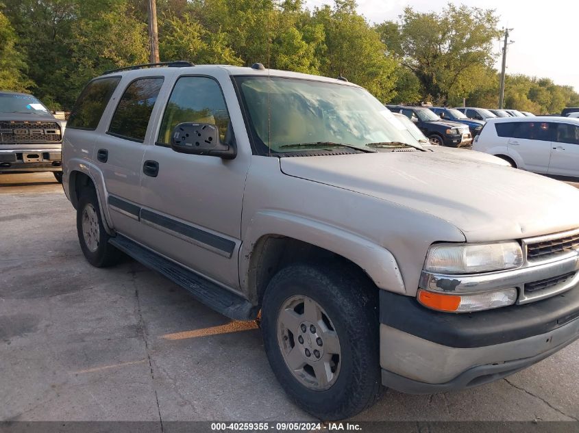 2005 Chevrolet Tahoe Ls VIN: 1GNEC13T85R180668 Lot: 40259355