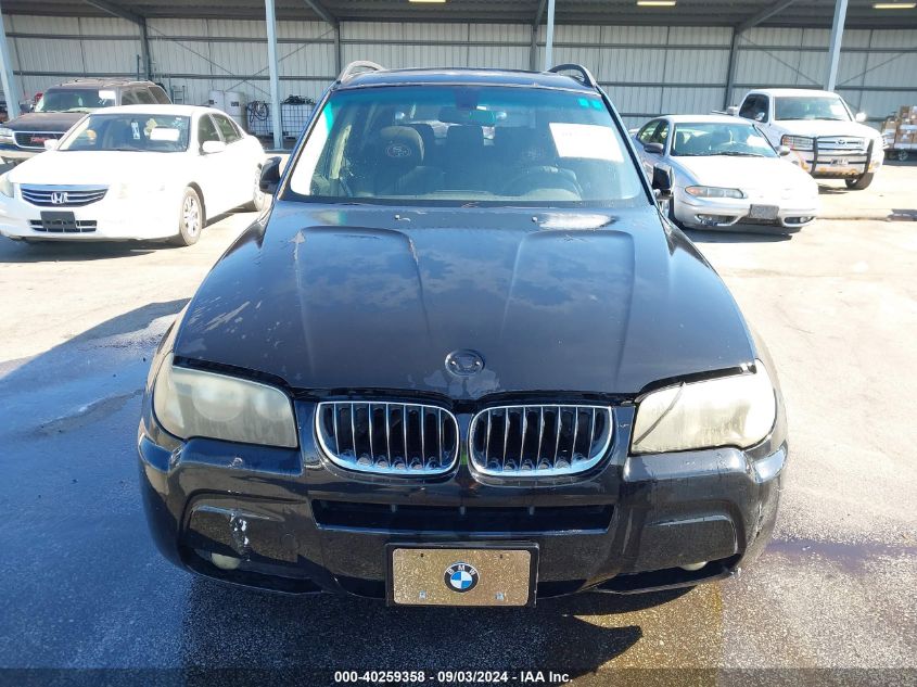 2006 BMW X3 3.0I VIN: WBXPA93426WG84298 Lot: 40259358