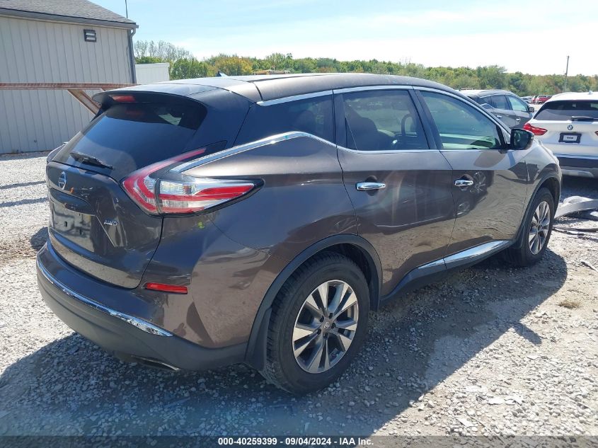 2015 Nissan Murano S/Sl/Sv/Platinum VIN: 5N1AZ2MH2FN225114 Lot: 40259399