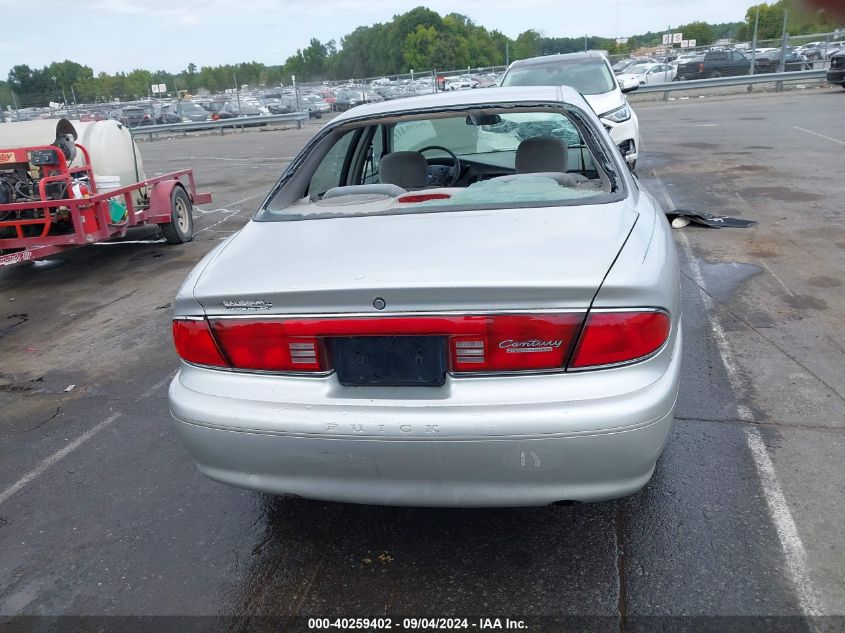 2002 Buick Century Custom VIN: 2G4WS52J721144770 Lot: 40259402