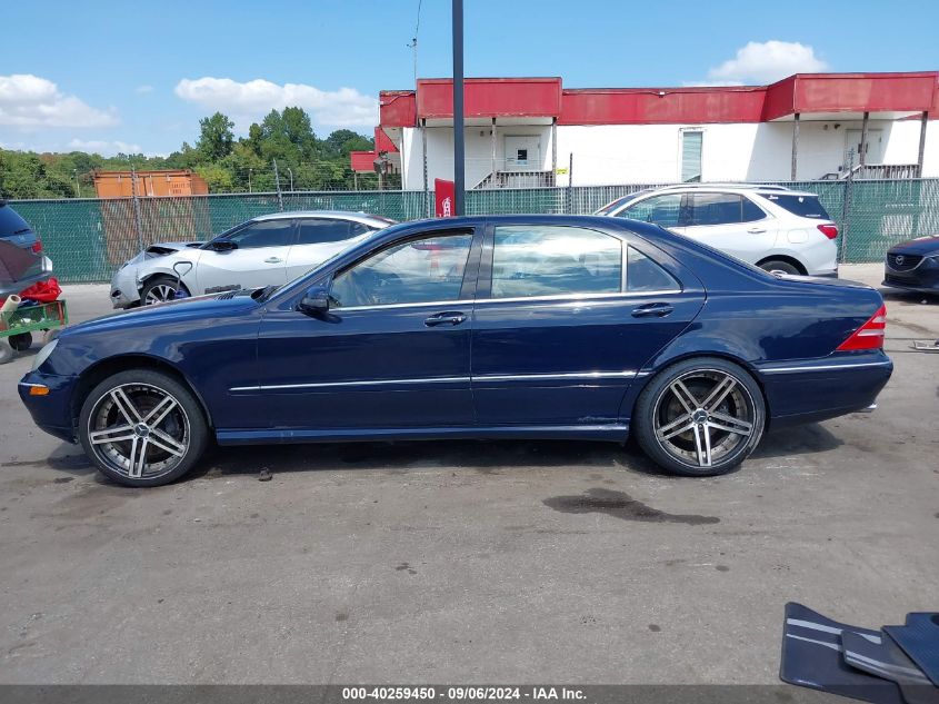 2002 Mercedes-Benz S 55 Amg VIN: WDBNG73J72A297522 Lot: 40259450