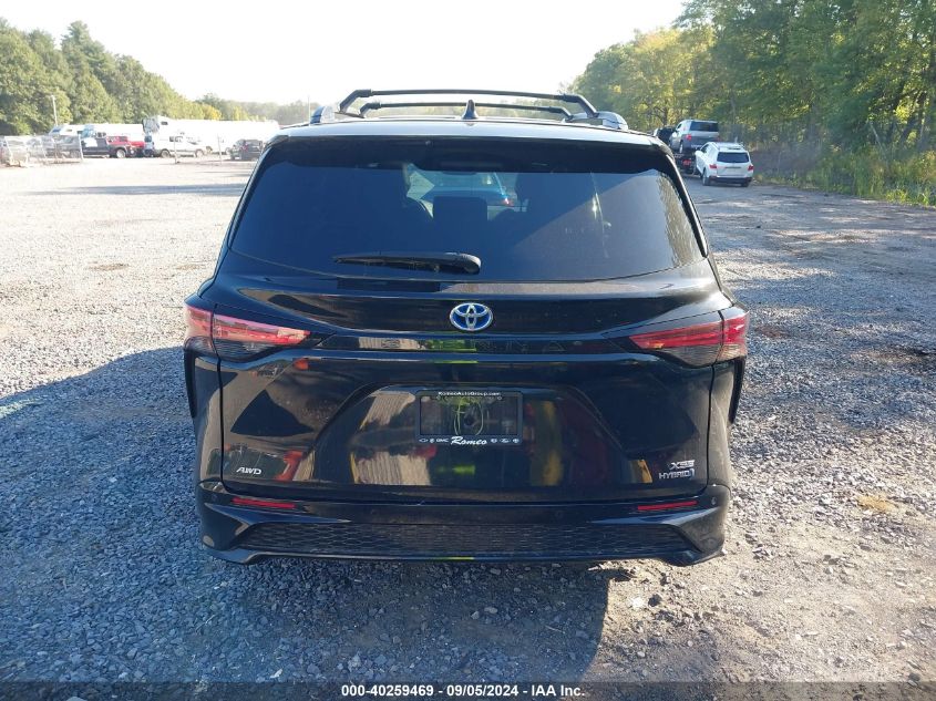 2022 Toyota Sienna Xse VIN: 5TDDSKFC9NS060422 Lot: 40259469