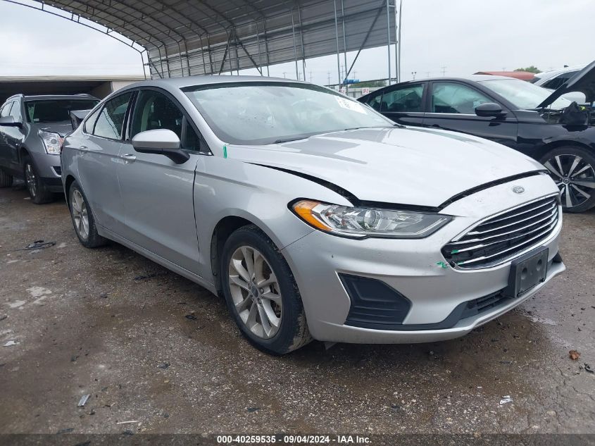 2019 Ford Fusion Se VIN: 3FA6P0HD2KR170818 Lot: 40259535