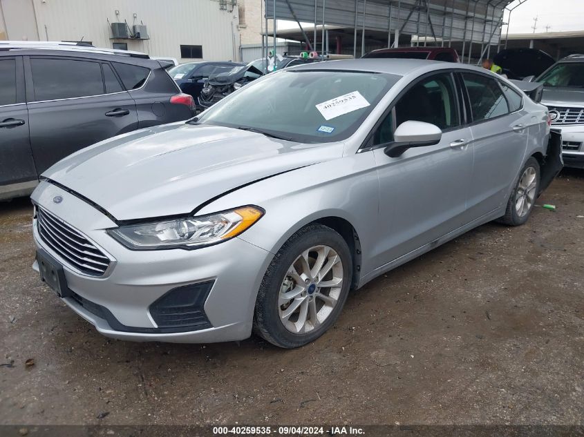 2019 Ford Fusion Se VIN: 3FA6P0HD2KR170818 Lot: 40259535