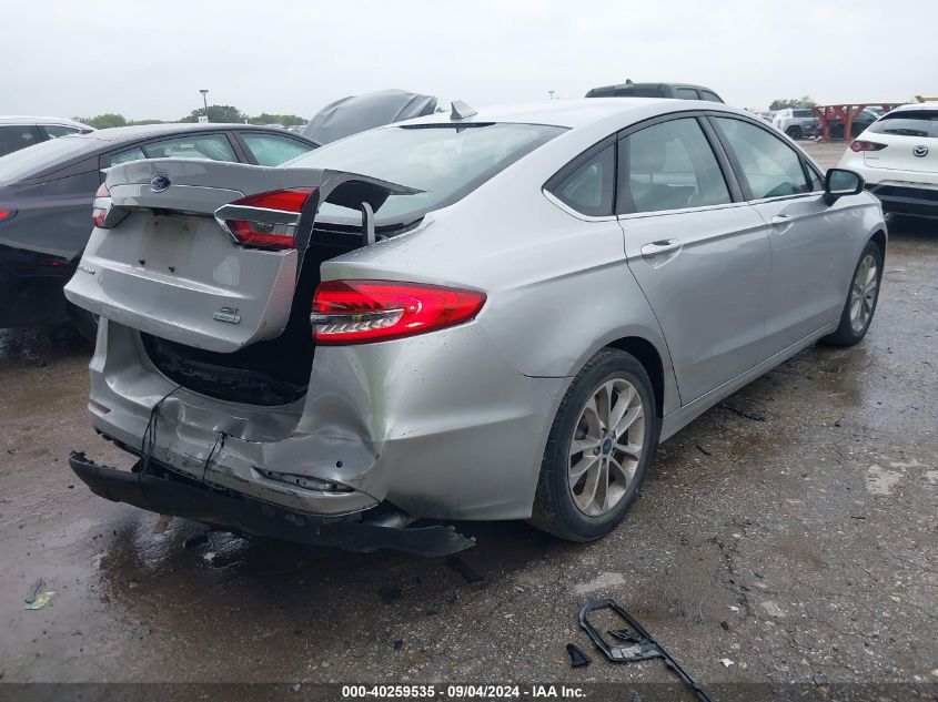 2019 Ford Fusion Se VIN: 3FA6P0HD2KR170818 Lot: 40259535