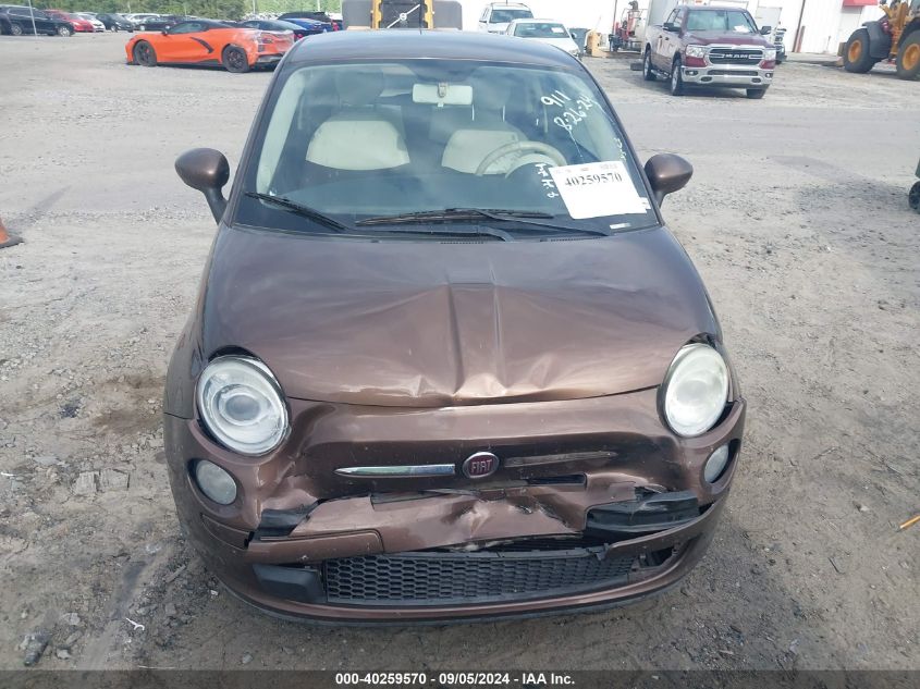 2013 Fiat 500 Pop VIN: 3C3CFFAR4DT512451 Lot: 40259570