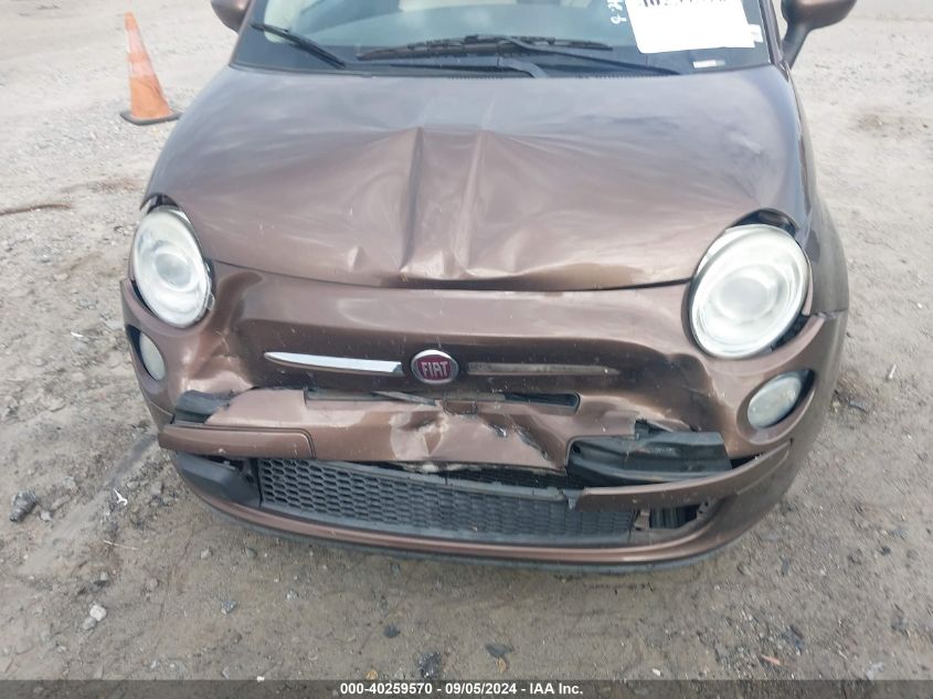 2013 Fiat 500 Pop VIN: 3C3CFFAR4DT512451 Lot: 40259570