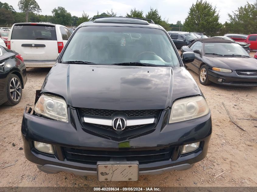 2004 Acura Mdx Touring VIN: 2HNYD18924H505517 Lot: 40259634