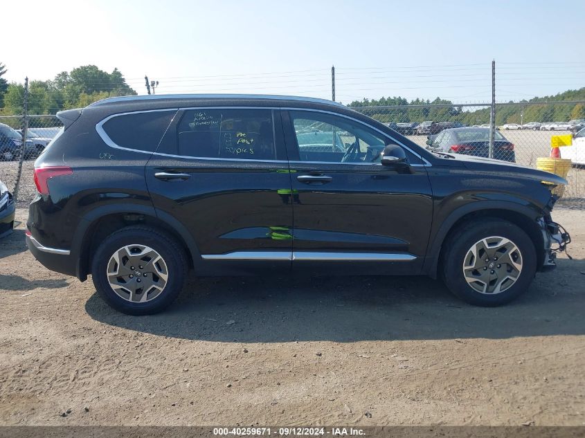 2022 Hyundai Santa Fe Hybrid Blue VIN: KM8S2DA14NU018465 Lot: 40259671