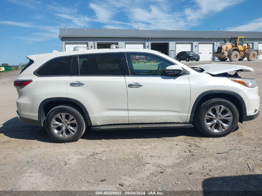 2015 Toyota Highlander Le Plus V6 VIN: 5TDZKRFH6FS056985 Lot: 40259682