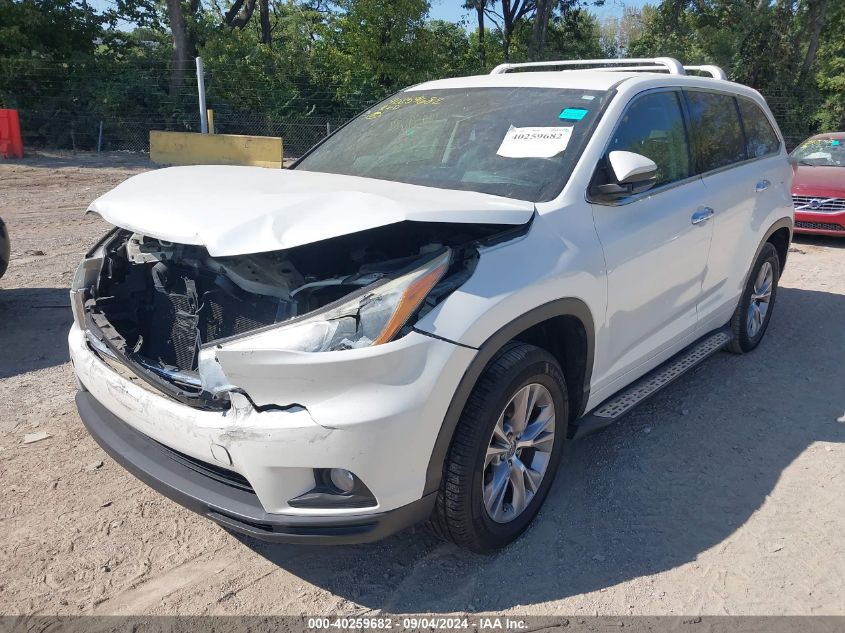 2015 Toyota Highlander Le Plus V6 VIN: 5TDZKRFH6FS056985 Lot: 40259682