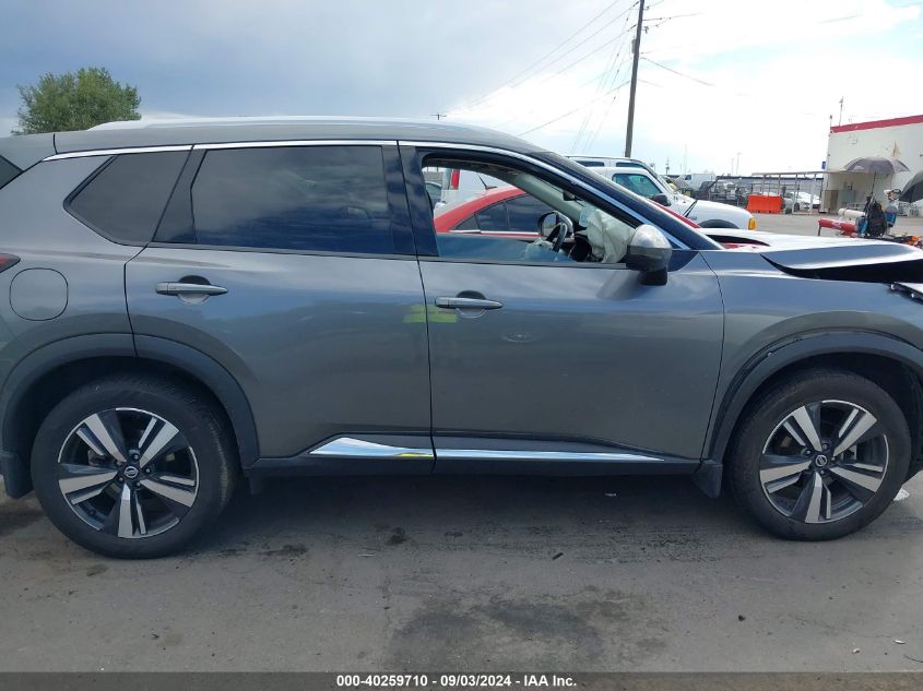 2021 Nissan Rogue Sl Intelligent Awd VIN: 5N1AT3CB4MC743397 Lot: 40259710