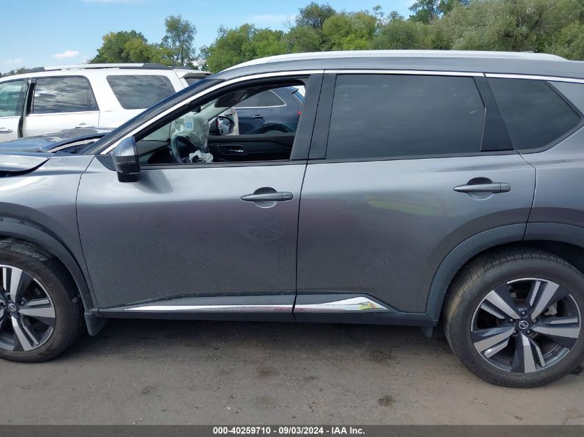 2021 Nissan Rogue Sl Intelligent Awd VIN: 5N1AT3CB4MC743397 Lot: 40259710