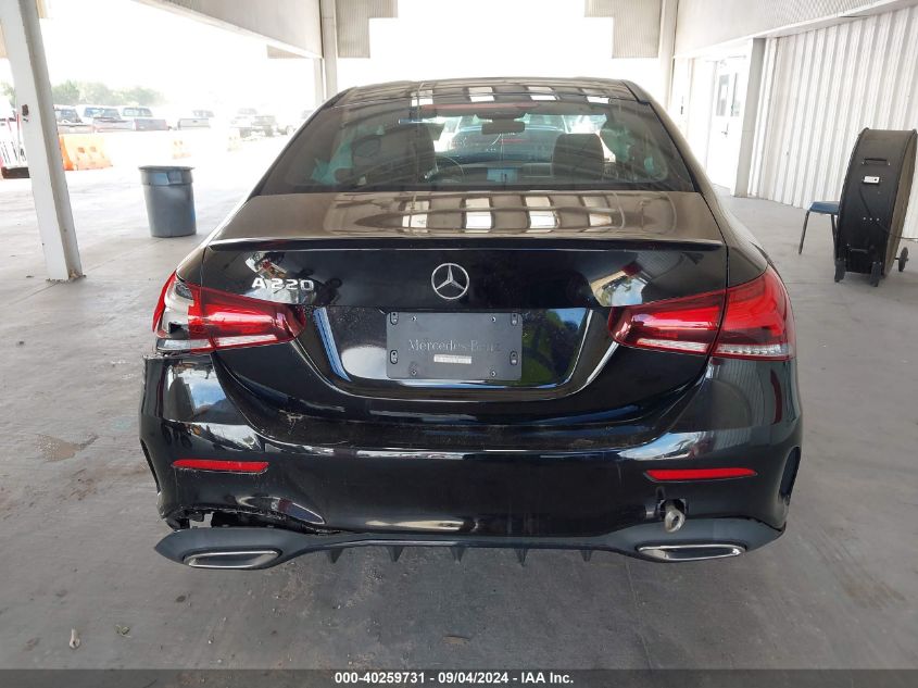 2022 Mercedes-Benz A 220 VIN: W1K3G4EB1NJ349010 Lot: 40259731