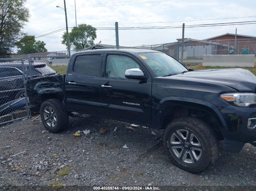 2017 Toyota Tacoma Limited VIN: 5TFGZ5AN1HX054017 Lot: 40259744