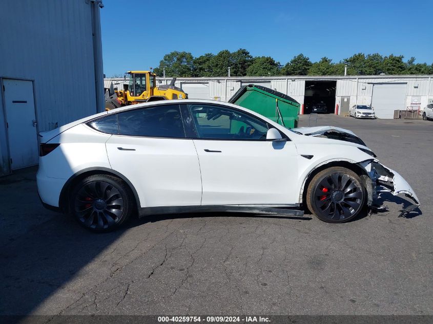 2022 Tesla Model Y Performance Dual Motor All-Wheel Drive VIN: 7SAYGDEF3NF448912 Lot: 40259754