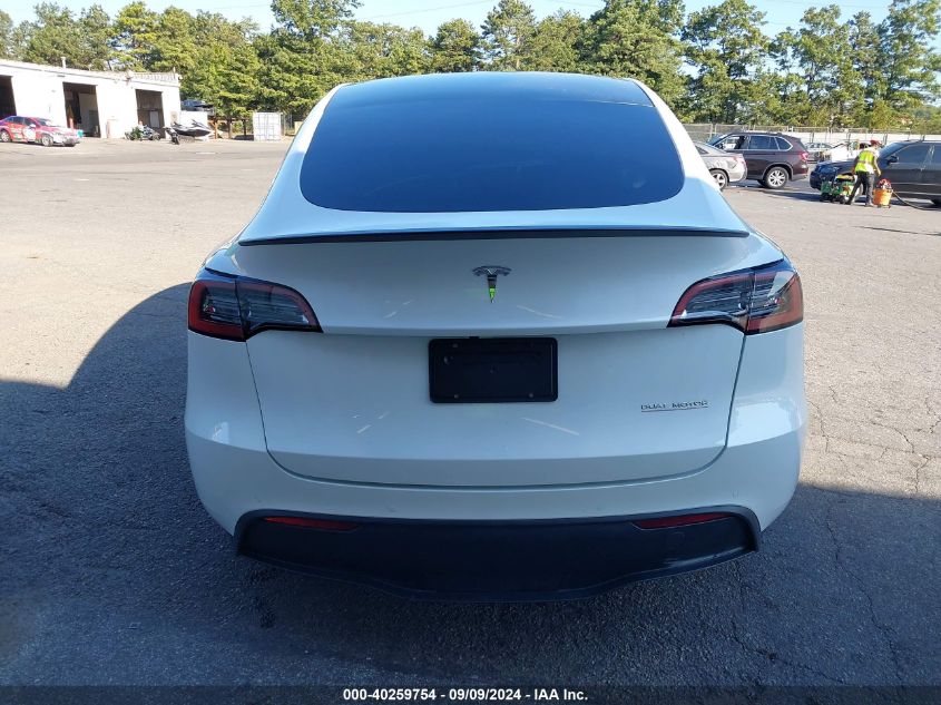 2022 Tesla Model Y Performance Dual Motor All-Wheel Drive VIN: 7SAYGDEF3NF448912 Lot: 40259754