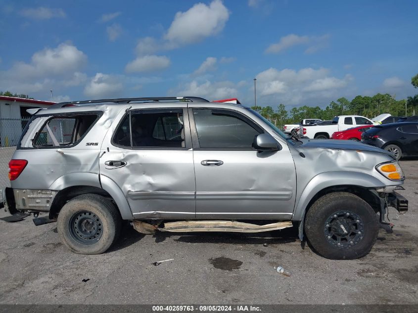 2002 Toyota Sequoia Sr5 VIN: 5TDZT34A22S120059 Lot: 40259763