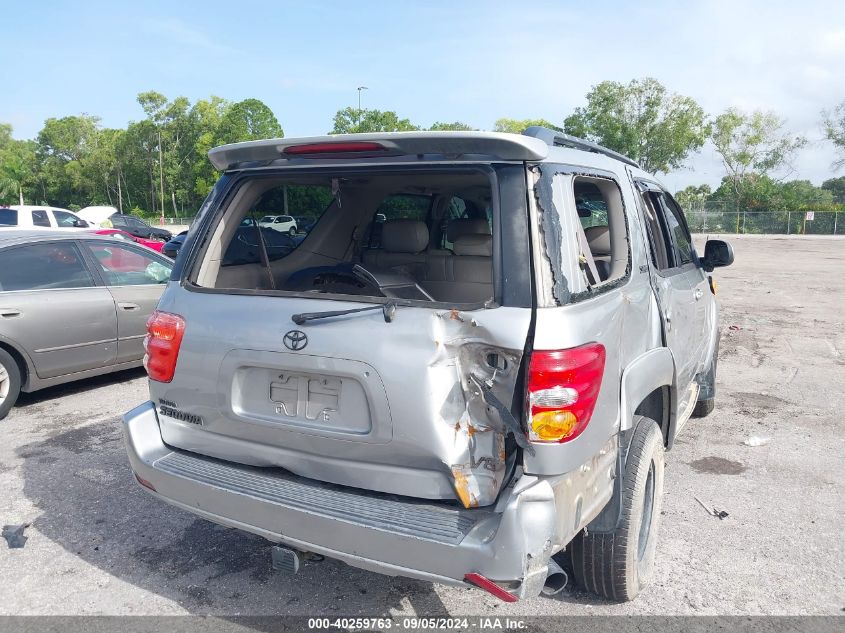 2002 Toyota Sequoia Sr5 VIN: 5TDZT34A22S120059 Lot: 40259763