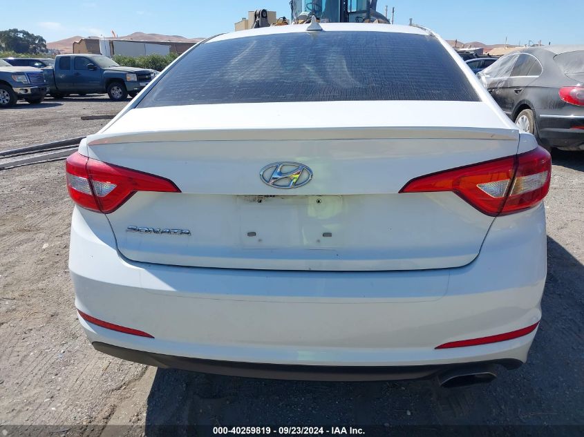 2017 Hyundai Sonata Se VIN: 5NPE24AF9HH479706 Lot: 40259819