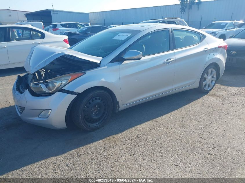 2013 Hyundai Elantra Gls/Limited VIN: KMHDH4AE4DU759837 Lot: 40259849