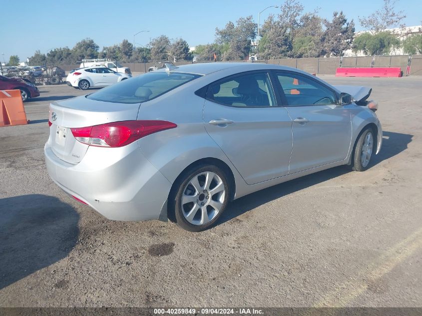 2013 Hyundai Elantra Gls/Limited VIN: KMHDH4AE4DU759837 Lot: 40259849