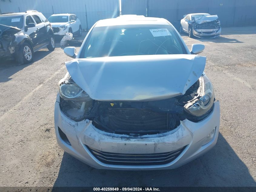 2013 Hyundai Elantra Gls/Limited VIN: KMHDH4AE4DU759837 Lot: 40259849