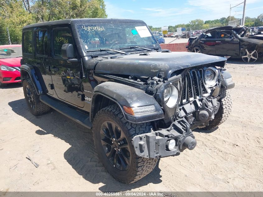 2021 Jeep Wrangler Unlimited Sahara 4Xe VIN: 1C4JJXP68MW705264 Lot: 40259861