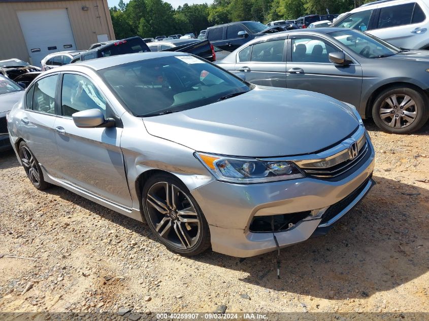 1HGCR2F19HA285142 2017 HONDA ACCORD - Image 1