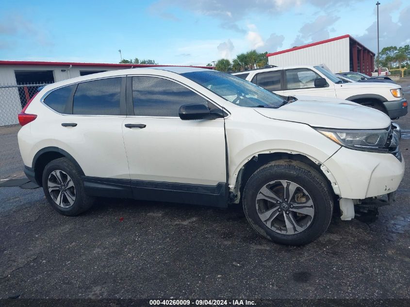 2017 Honda Cr-V Lx VIN: 2HKRW6H3XHH223412 Lot: 40260009