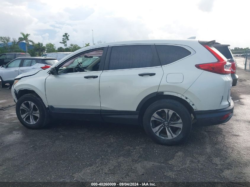 2017 Honda Cr-V Lx VIN: 2HKRW6H3XHH223412 Lot: 40260009