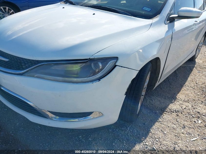 2015 Chrysler 200 Limited VIN: 1C3CCCAB8FN691834 Lot: 40260010