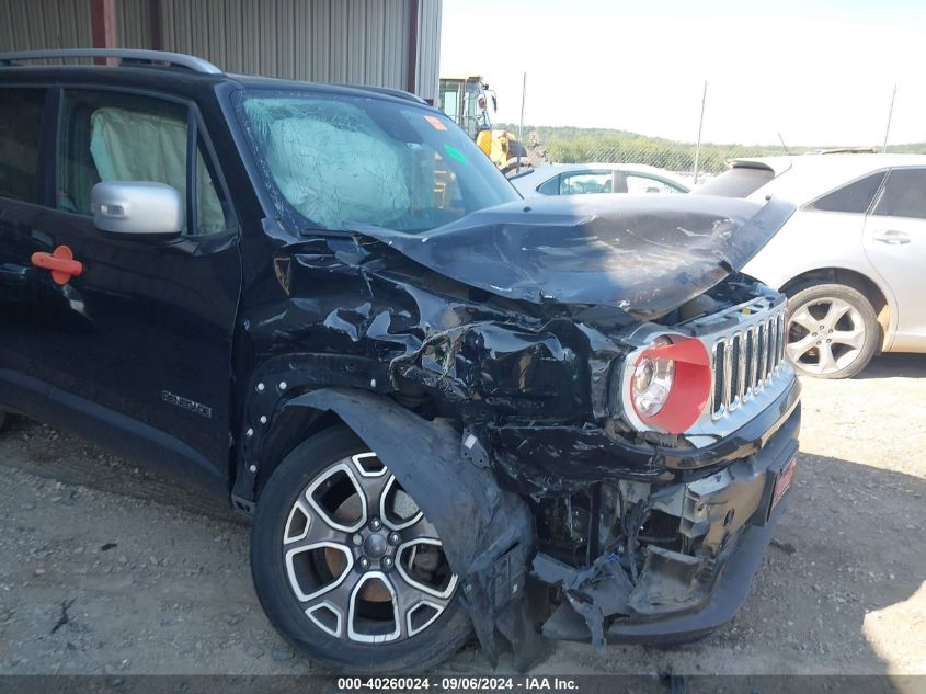 2018 Jeep Renegade Limited 4X4 VIN: ZACCJBDB5JPH31388 Lot: 40260024