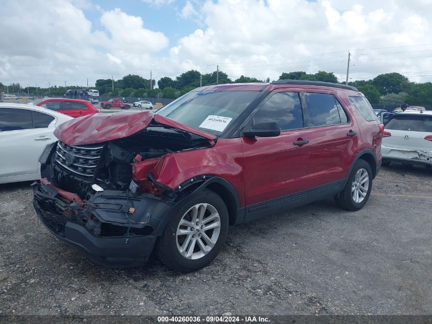 1FM5K7B82HGB12874 2017 FORD EXPLORER - Image 2