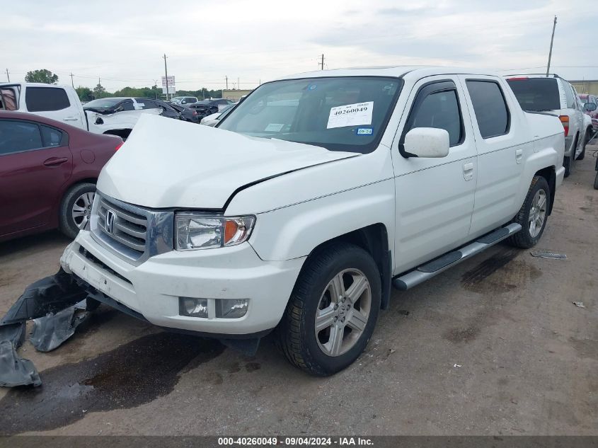 2014 Honda Ridgeline Rtl VIN: 5FPYK1F50EB012297 Lot: 40260049