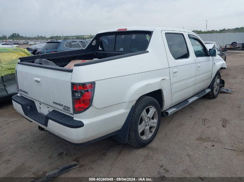 2014 Honda Ridgeline Rtl VIN: 5FPYK1F50EB012297 Lot: 40260049