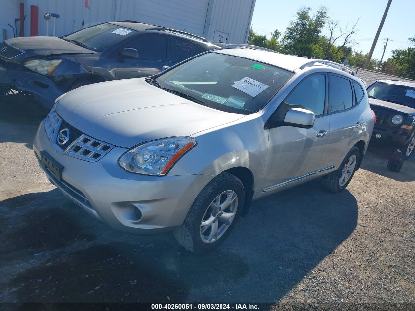 2011 Nissan Rogue Sv VIN: JN8AS5MT1BW566687 Lot: 40260051