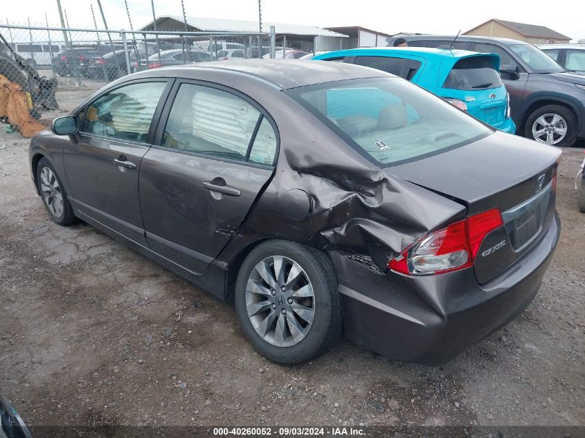 2009 Honda Civic Ex-L VIN: 2HGFA16959H512687 Lot: 40260052