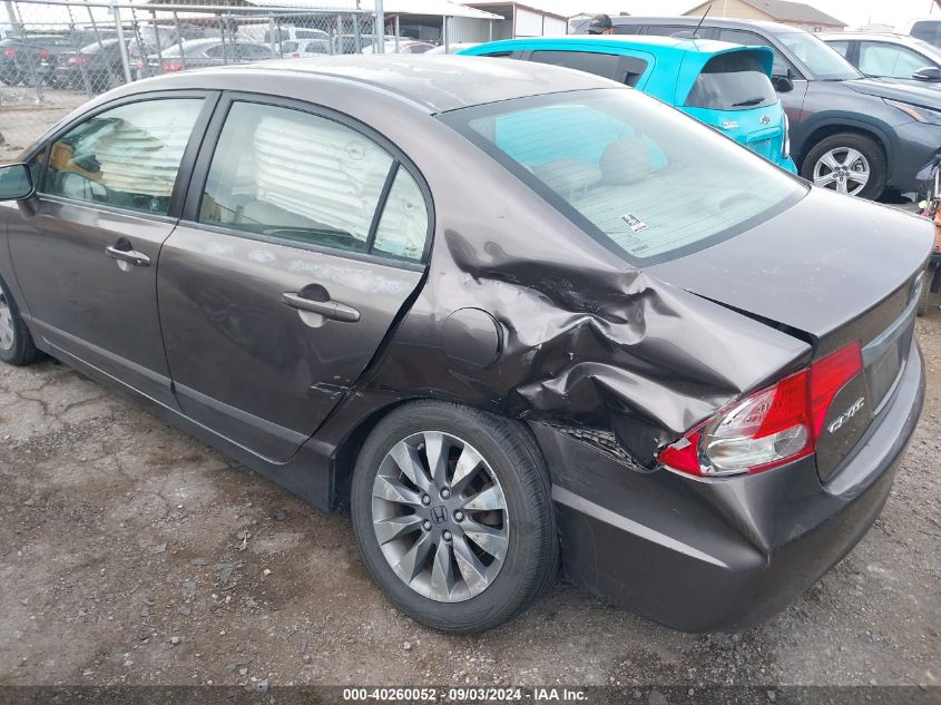 2009 Honda Civic Ex-L VIN: 2HGFA16959H512687 Lot: 40260052