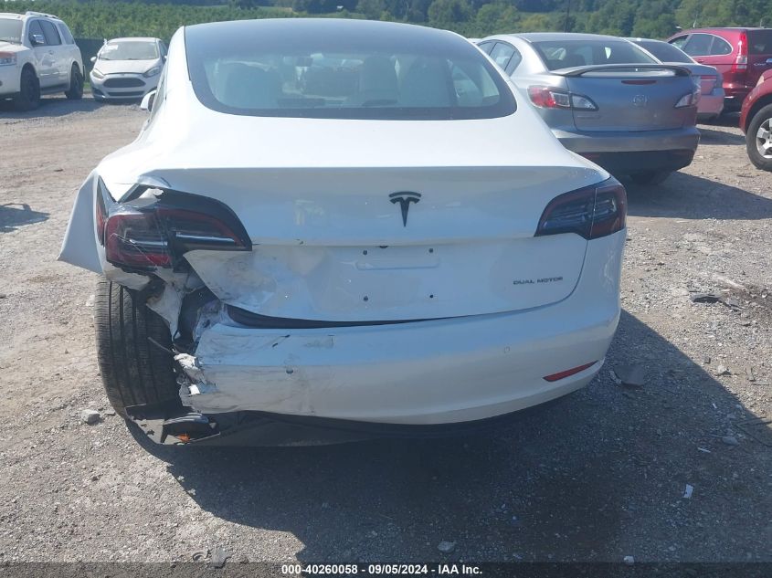 2018 Tesla Model 3 Long Range/Performance VIN: 5YJ3E1EB2JF101283 Lot: 40260058