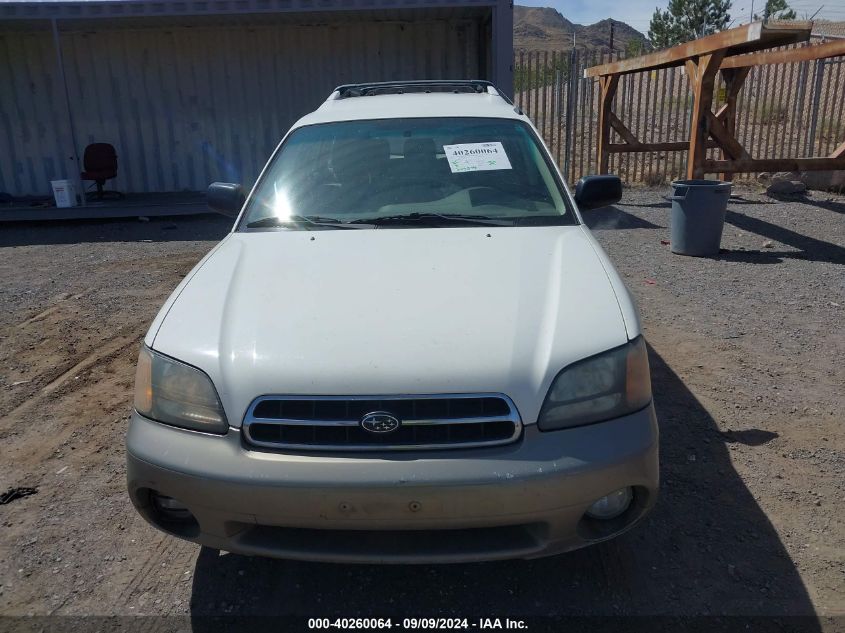 2001 Subaru Outback VIN: 4S3BH665317636220 Lot: 40260064